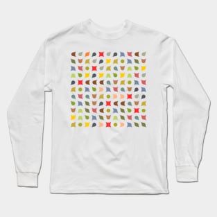 Geometric Shapes Long Sleeve T-Shirt